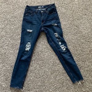 Old navy ankle skinny jeans size 4